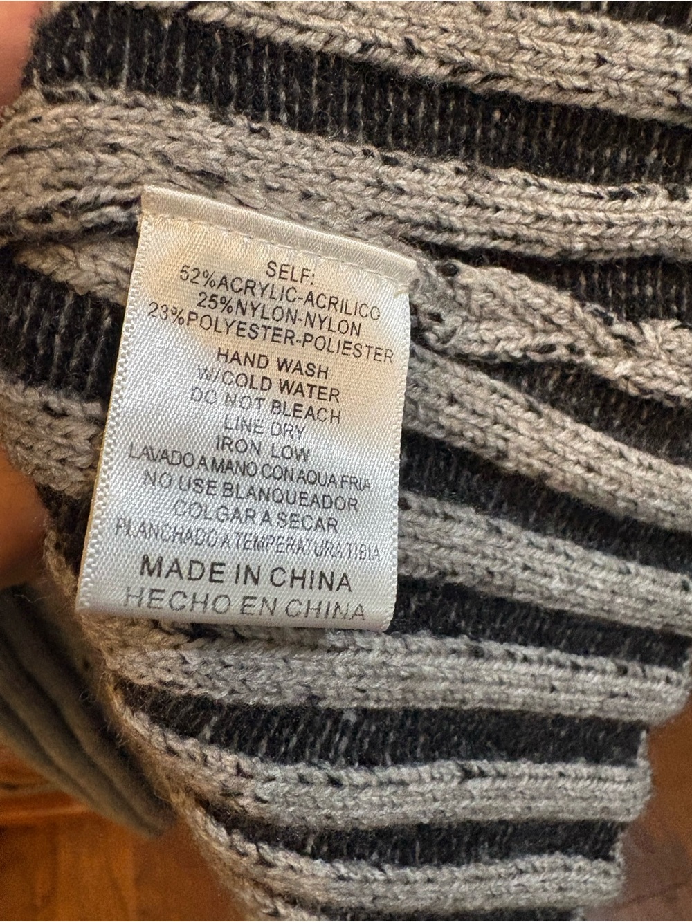 Listicle Gray Ribbed Button-Front Cardigan Jacket - Picture 4 of 8